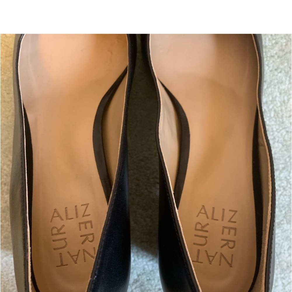 NATURALIZER KARINA Black Leather pump-size 7-Brand new without box - Picture 10 of 12